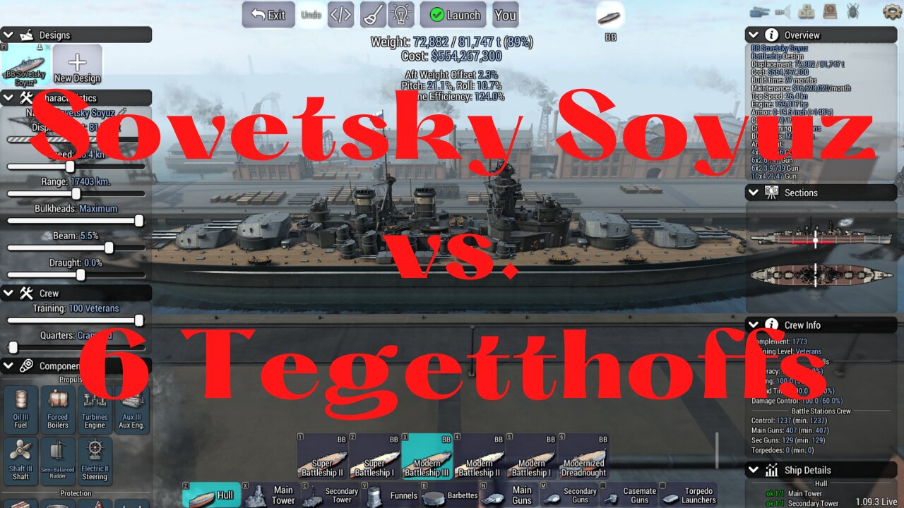 Sovetsky Soyuz vs. 6 Tegetthoffs