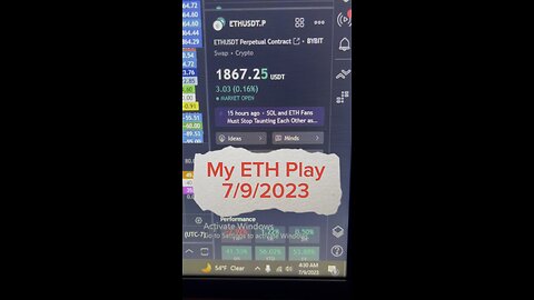 July 9, 2023 - My #ETH play