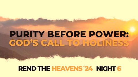 Purity Before Power: God's Call to Holiness | Pastor Abram Thomas