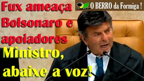 Um show de hipocrisia, cinismo e arrogância para fazer ameaças