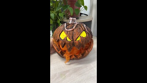 🎃 Halloween Scary Pumpkin With Lights