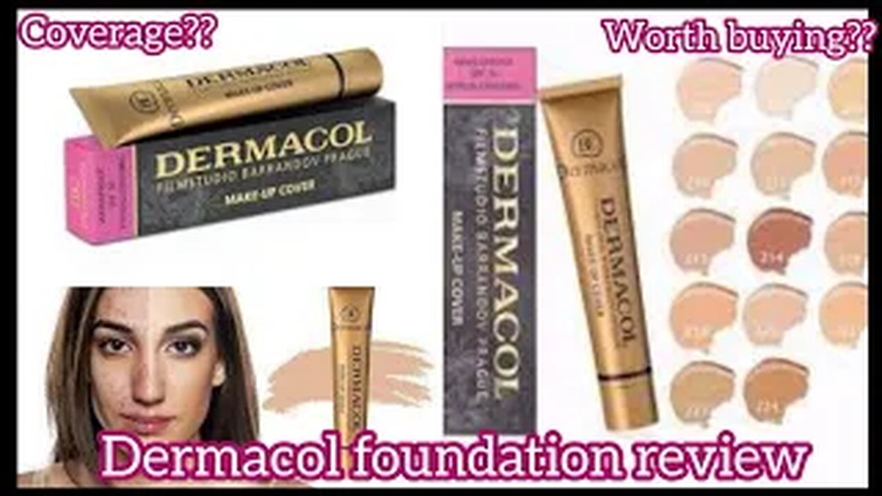 Dermacol makeup cover foundation review| full coverage foundation | matt finishing | by fiza farrukh