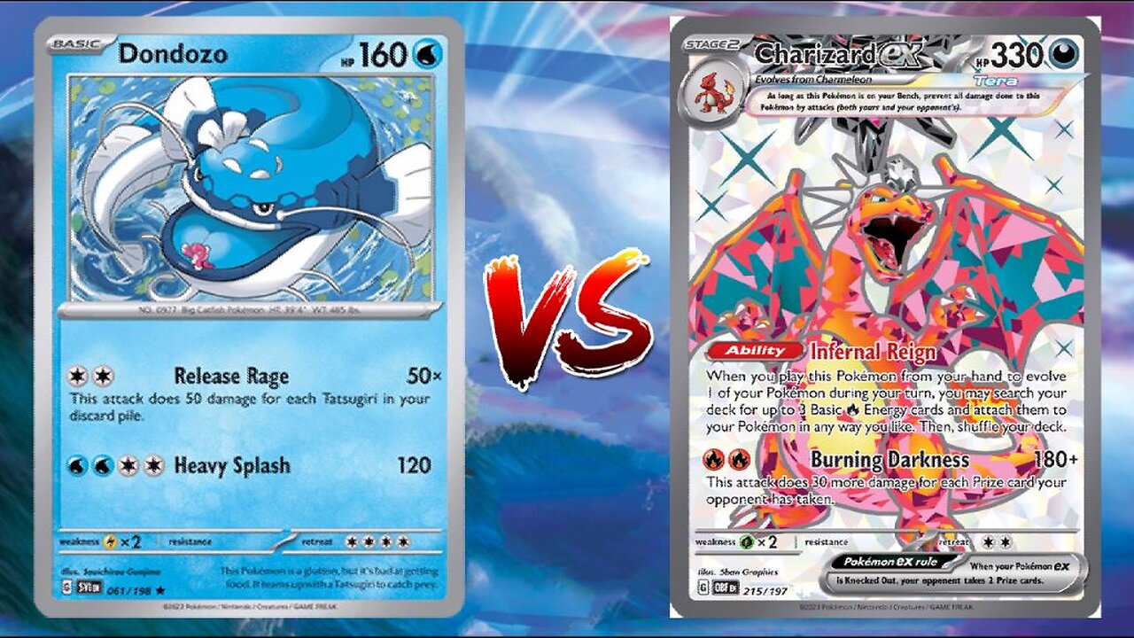 Pokemon TCG Live Dondozo Tatsugiri VS Charizard EX Pidgeot EX!!