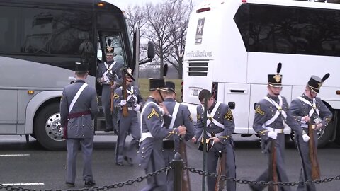 58th Presidential Inaugural Parade Assembly Area, B-roll, Jan 20, 2017