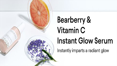 Alpyn Vitamin C & Bearberry Instant Glow Serum | Delivers an Instant Glow While Fading the Look of Dark Spots | 1.7 oz / 50 ml