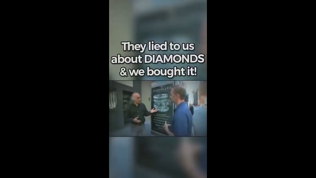 I’ve known this for a very long time. Unfortunately, almost no one else did. The Diamond industry