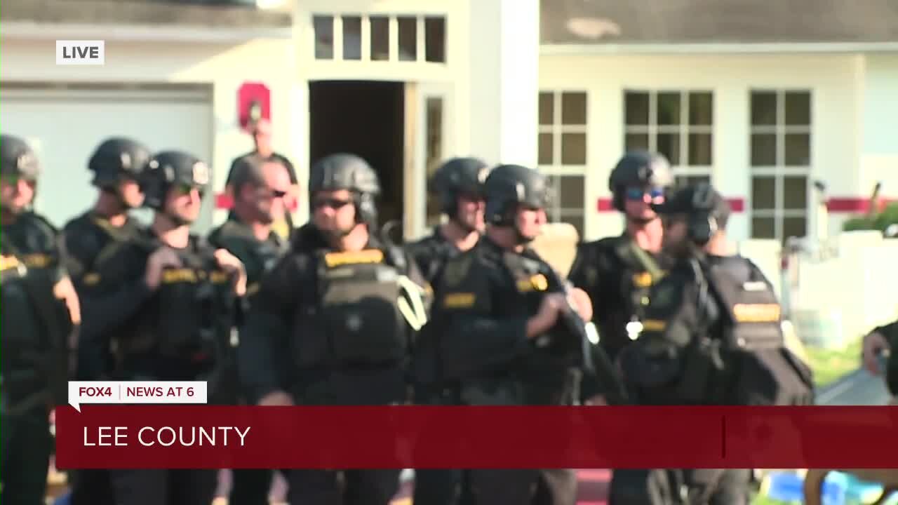 Barricaded man is taken into custody
