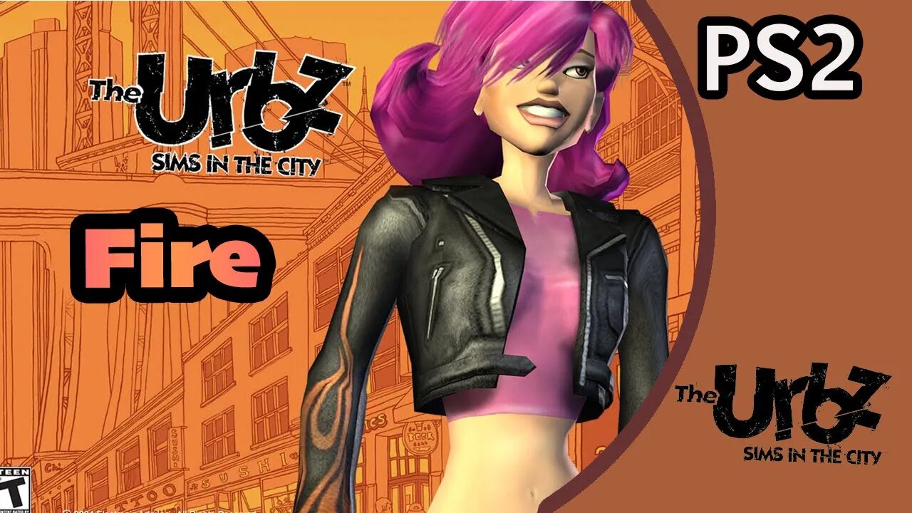 Fire! #shorts [Urbz Sims in the City PS2]