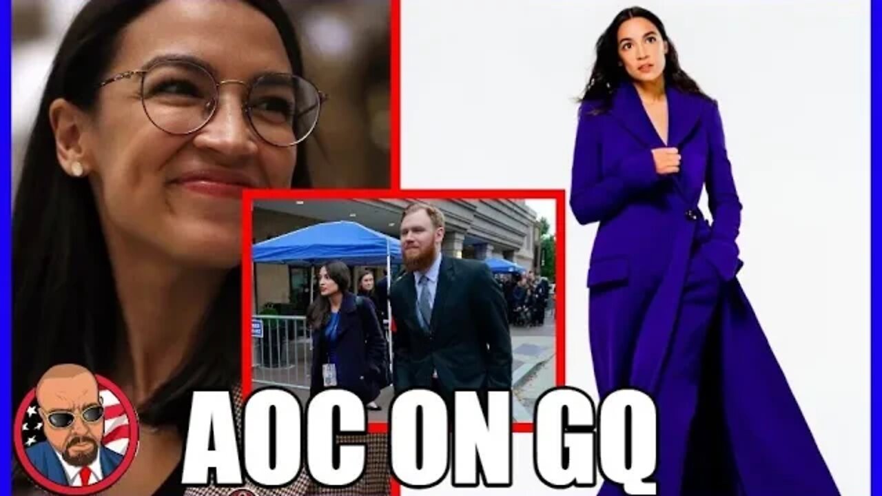 AOC is on the COVER of GQ as she CONTINUES to bash WhyteMen & Play the Victim from Every Angle!