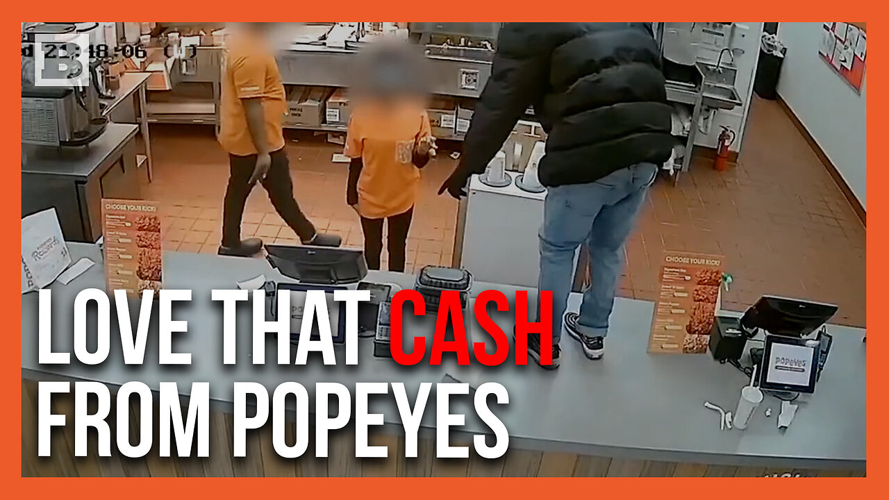 Popeyes Robbery Suspect Leaps onto Counter with Gun, Sends Customers Scrambling