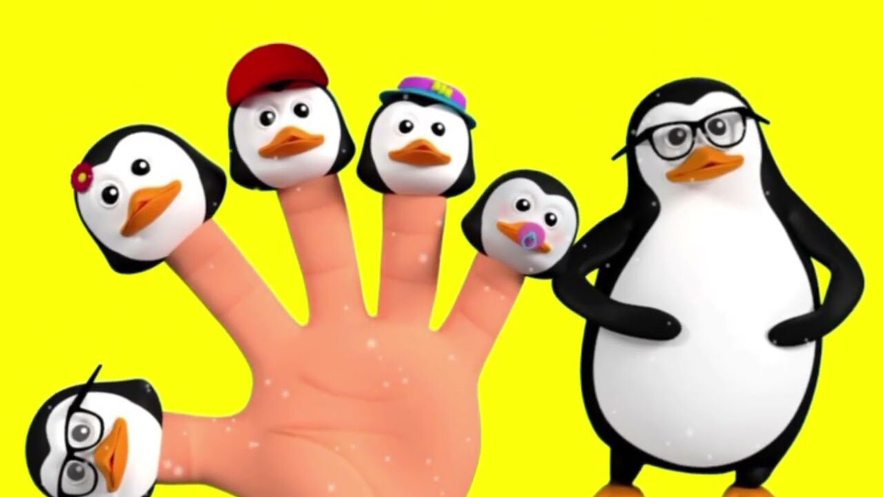 🖐️Finger Family🐧 poem ( penguin version)