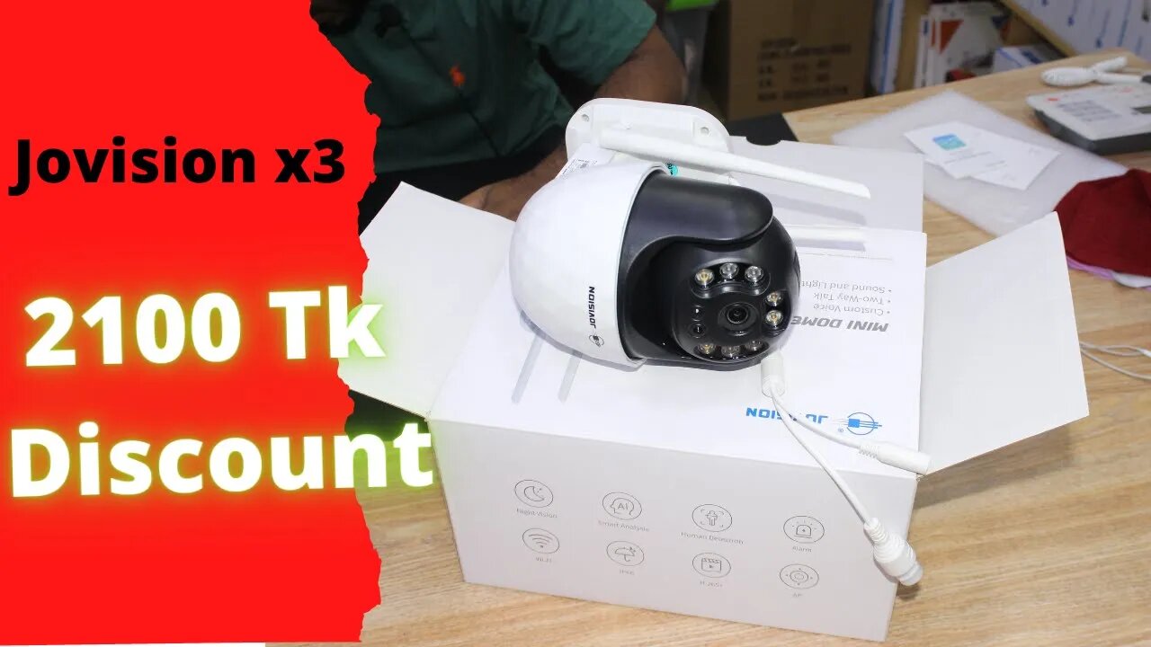 CCTV camera/ip camera price in bangladesh l jovision N95 X3 mini dome camera l Jovision x3