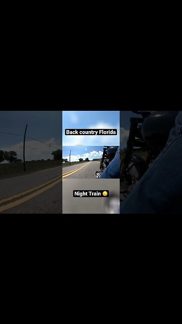 Harley Davidson Night Train through back country Florida #harleydavidson