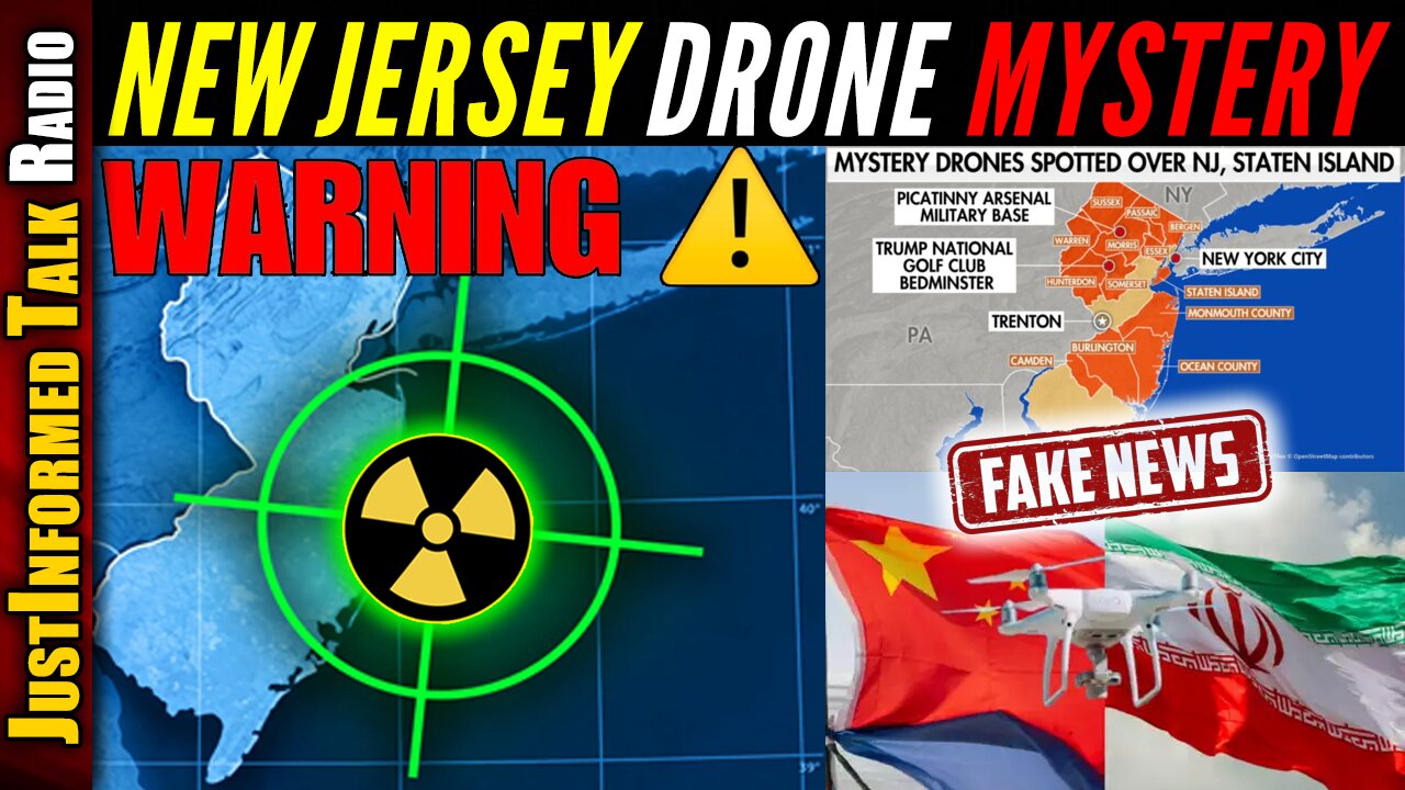 Military Using Drones To Identify NUCLEAR THREAT In New Jersey?