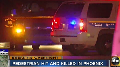 Man killed by car in Phoenix