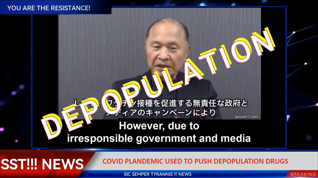 JAPANESE OFFICIAL SAYS PANDEMIC WAS USED TO PUSH DEPOPULATION DRUGS