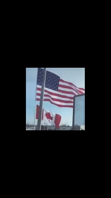 American And Canadian Truckers Working Together