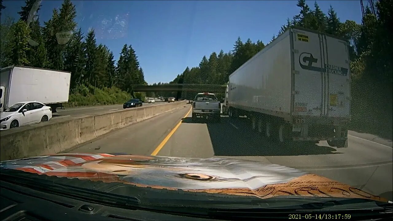 Ride Along with Q #123 - I-5N MP99 to MP151 - Sea-Tac Shell 05/14/21 - DashCam Video by Q Madp