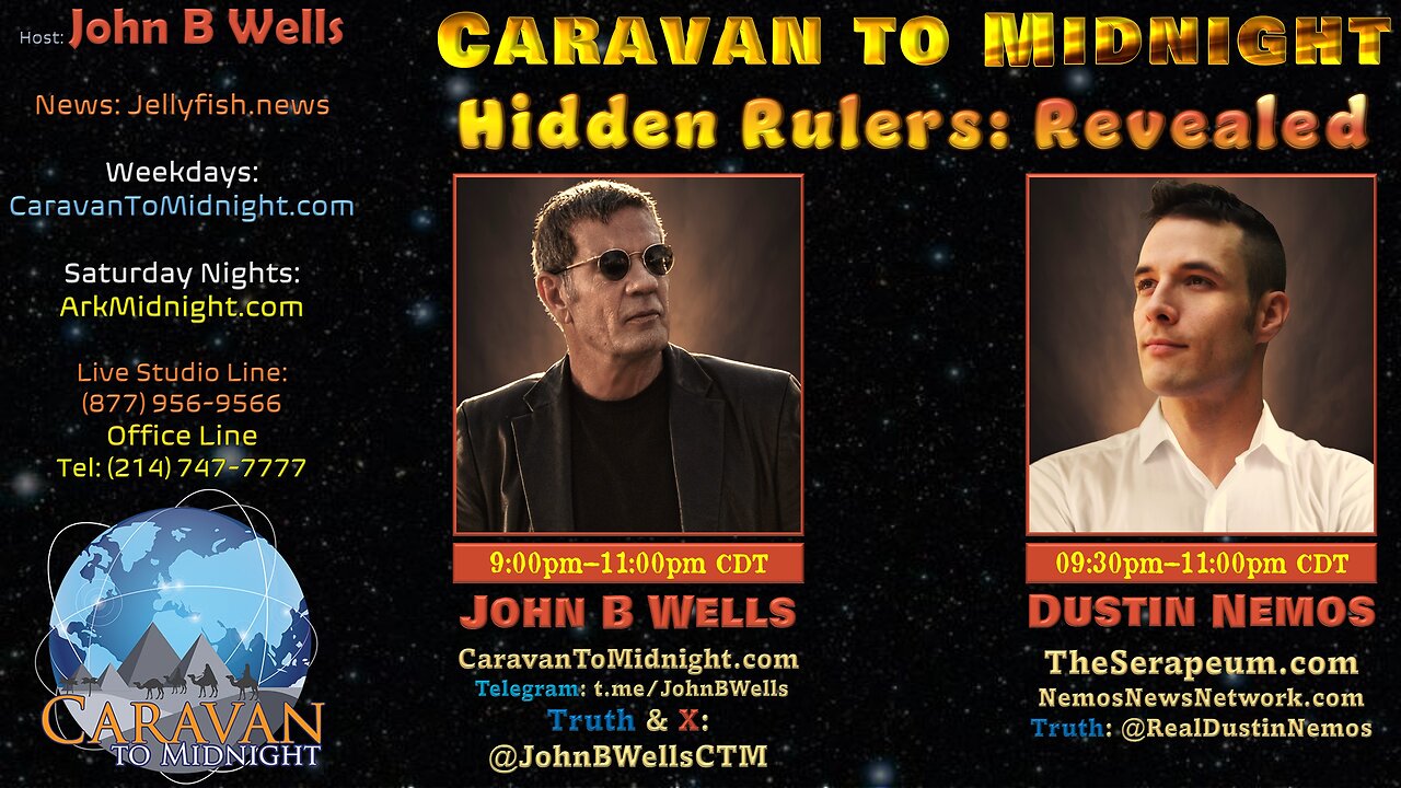 Hidden Rulers: Revealed - John B Wells LIVE