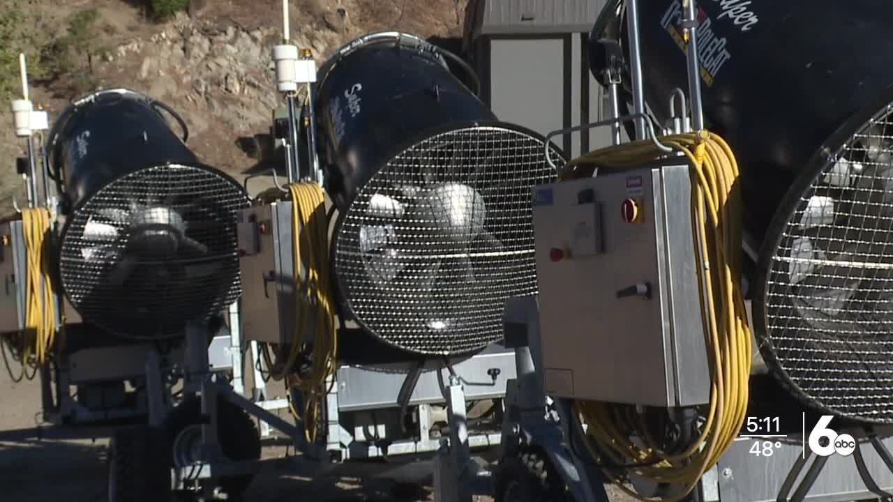 Bogus Basin preparing for winter with new snow guns