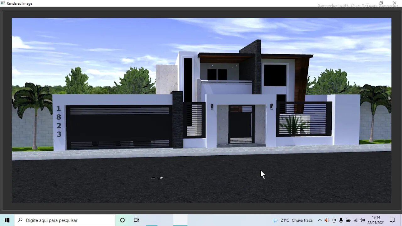 projeto fachada casa alto padrao