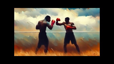 Outdoor Boxing Sparring in The Park