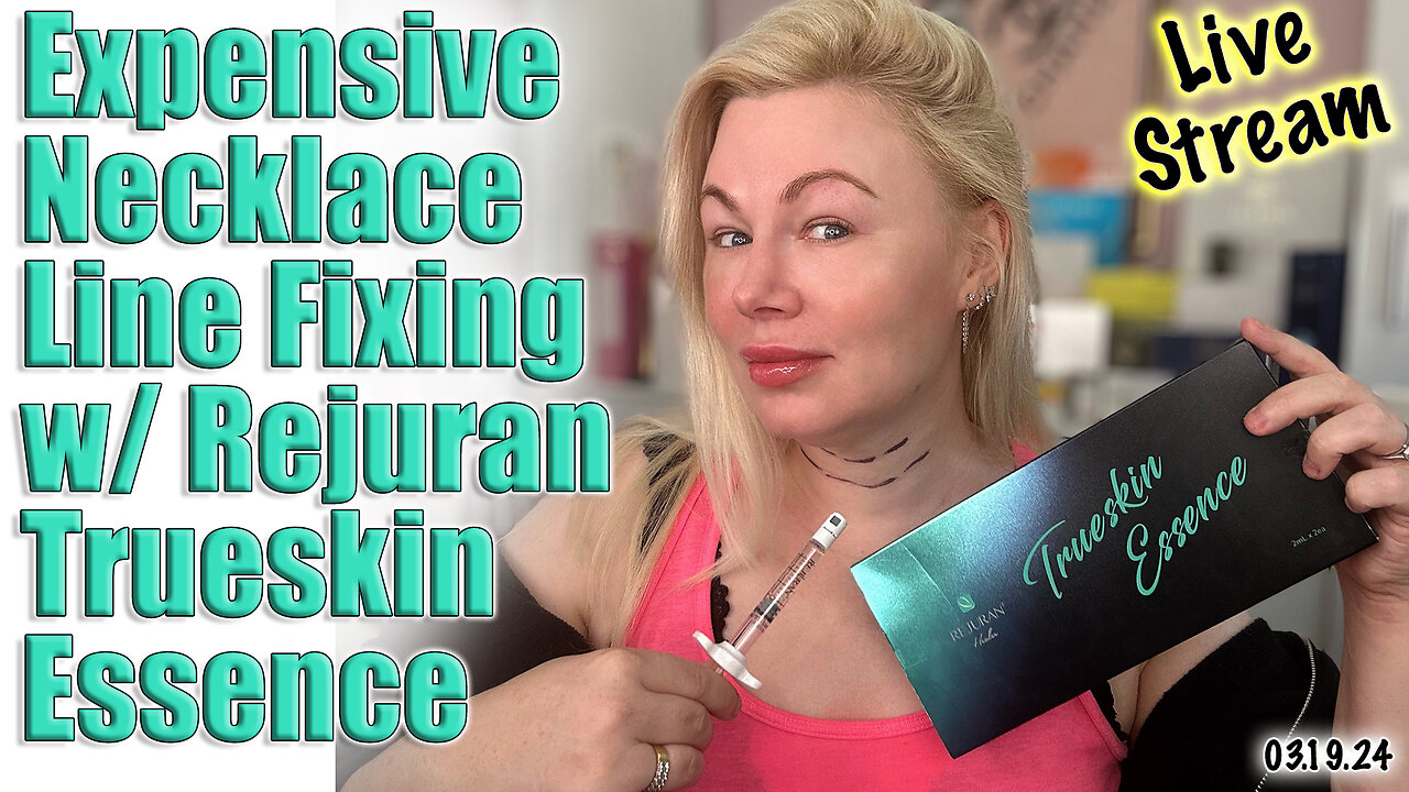 Live Expensive Necklace Line Fixing with Rejuran Trueskin Essence, AceCosm| Code Jessica10