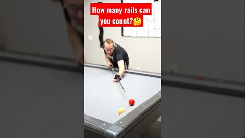 Crazy tiki!How many rails can you count?🤔 (billiards)
