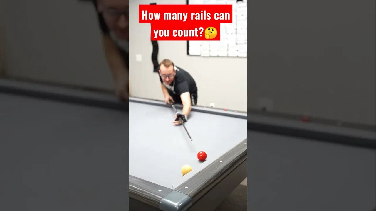 Crazy tiki!How many rails can you count?🤔 (billiards)