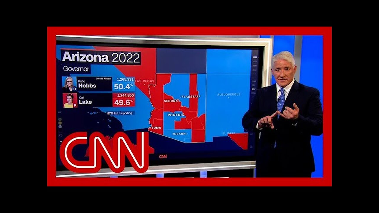 John King breaks down Katie Hobbs' projected win in Arizona governor's race 11/15/2022🆕