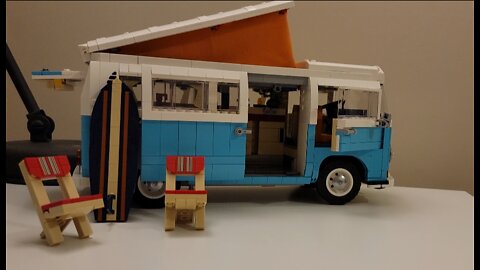 Lego Volkswagen Camper Van Time Lapse Build