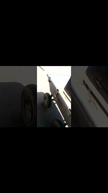 Wagon with 3 Flat Tires