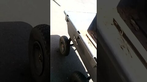 Wagon with 3 Flat Tires