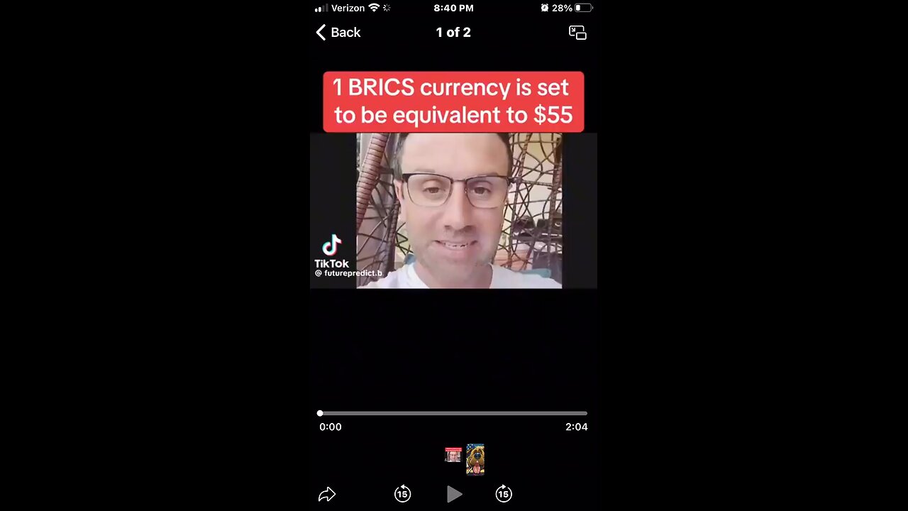 The BRICS currency will be valued 1 Will Equal $55 American dollars 👀