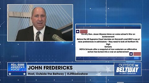 Fredericks On Jason Miyares Epic Fight Against Woke War On Achievement VA Schools