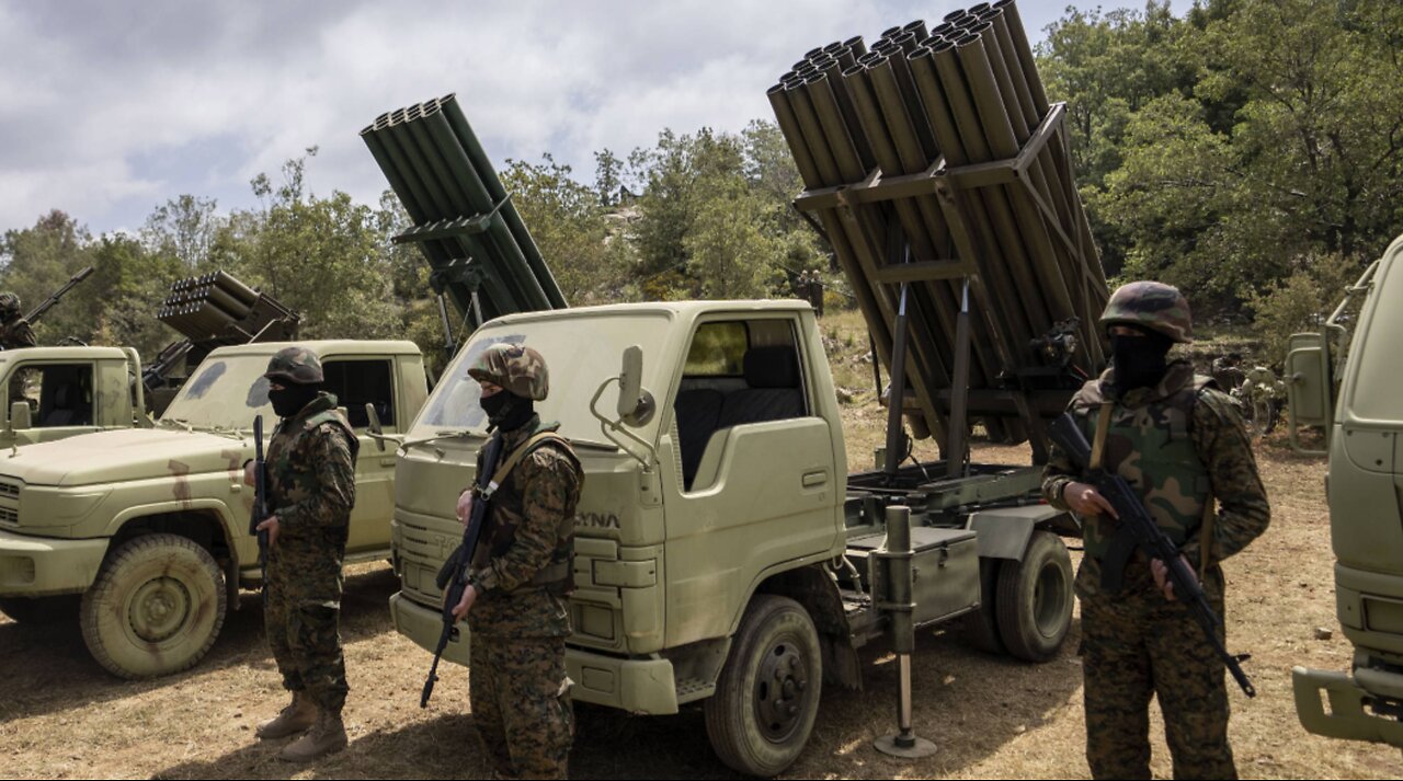 Footage of Hezbollah operation targeting the israeli Branit base with Burkan missiles