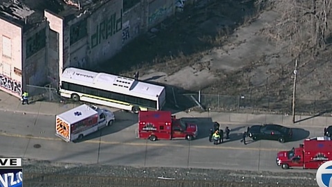 DDOT bus crashes on Detroit's east side