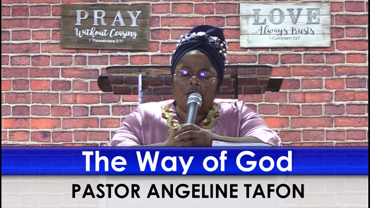 The Word of God. Pastor Angeline Tafon. Bilingual: English & Spanish