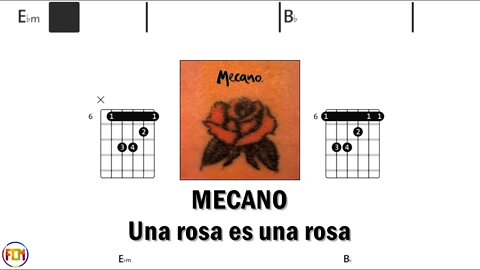 MECANO Una rosa es una rosa - Guitar Chords & Lyrics HD