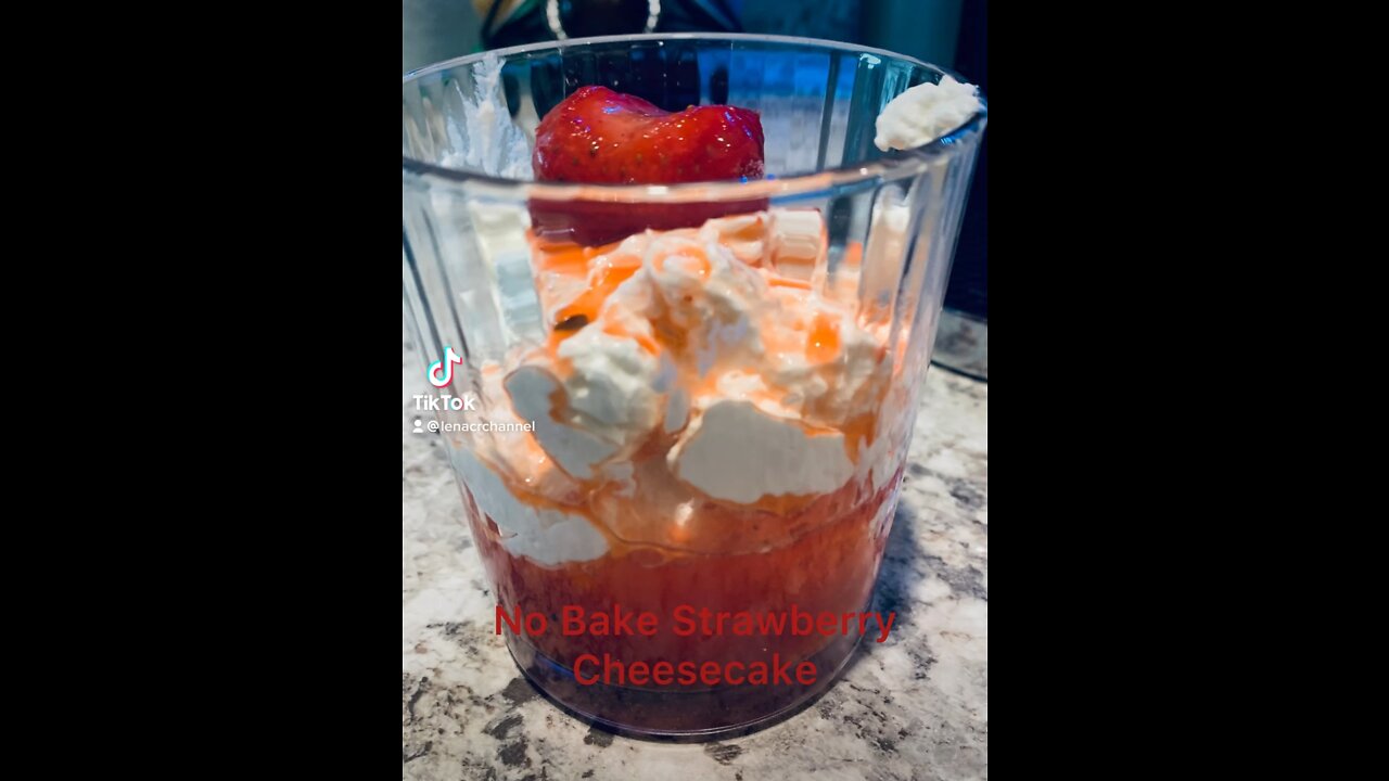 No Bake Strawberry Cheesecake Recipe