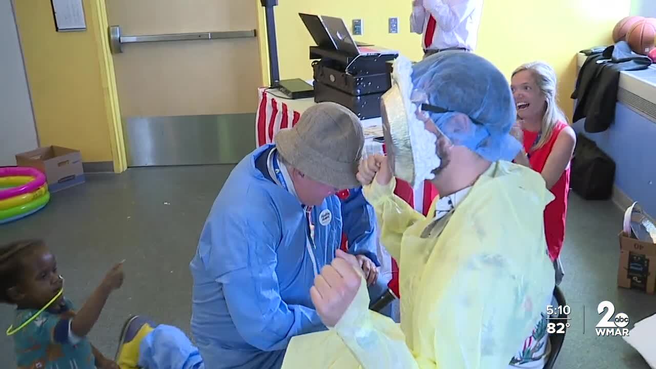 Summer carnival held for patients at Johns Hopkins Children's Center