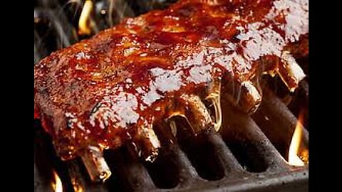 Pork Ribs Honey Recipe _ Fried Braise Pork Ribs Honey Cooking In Forest