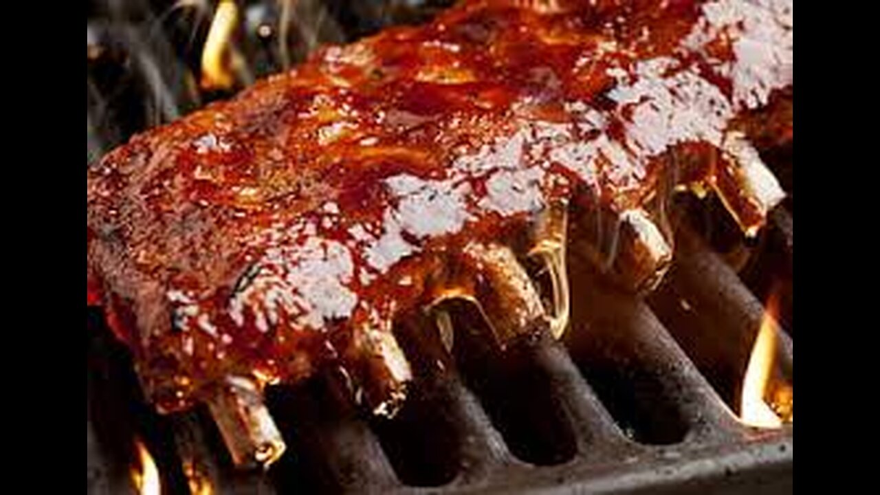 Pork Ribs Honey Recipe _ Fried Braise Pork Ribs Honey Cooking In Forest