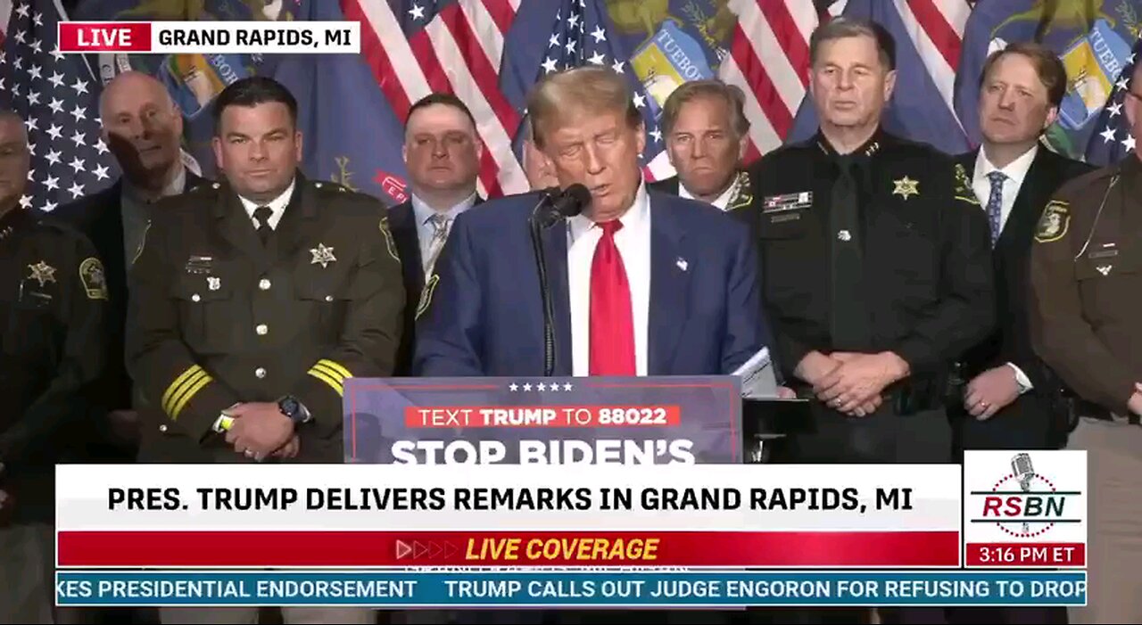 President Trump in Grand Rapids, Michigan - “We will END deadly sanctuary cities immediately.”