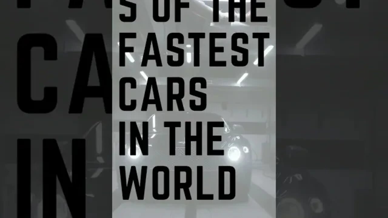 5 OF THE FASTEST CARS IN THE WORLD YOU NEVER SEE BEFOR #shorts