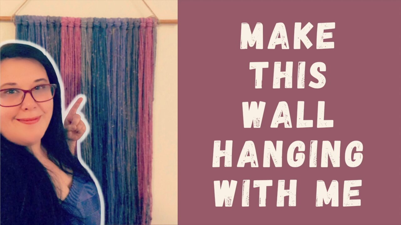 Boho Chic and Budget Friendly Yarn Wall Hanging Decor