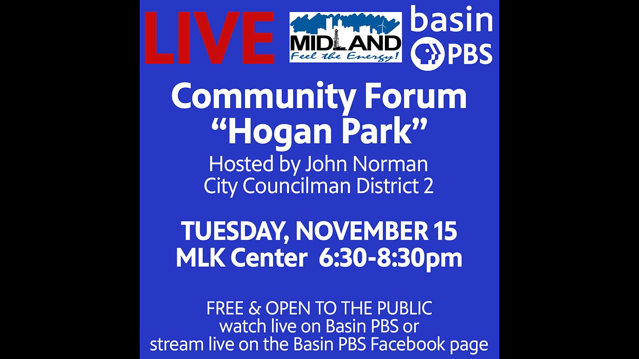 Hogan Park Project Open Forum