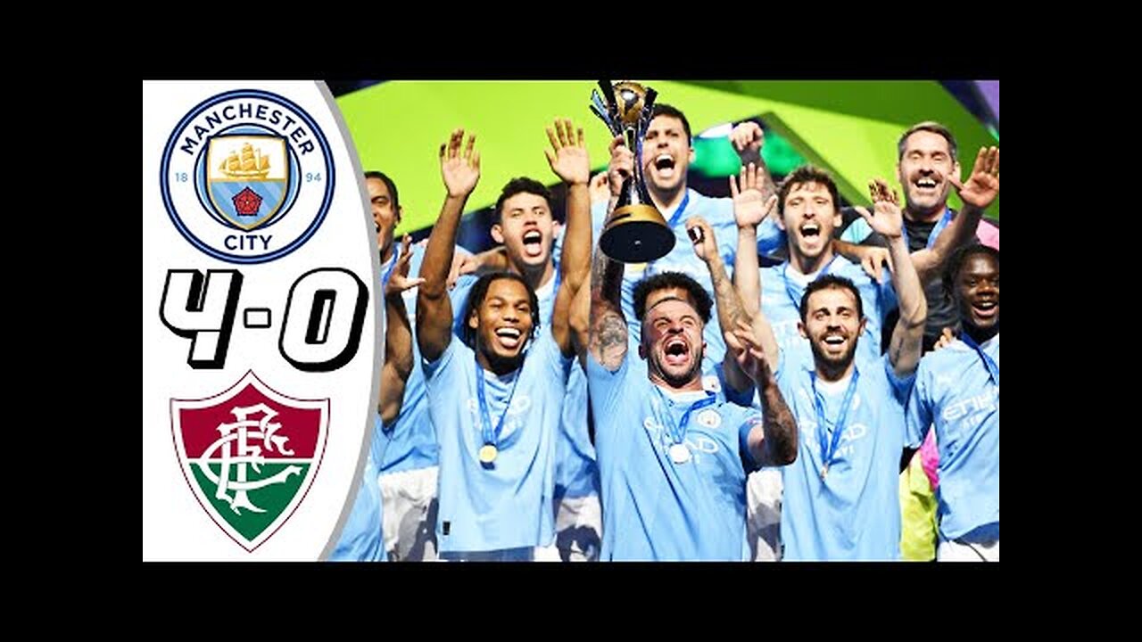 Manchester City vs Fluminense (4-0) Extented HIGHLIGHTS: Walker Melo Fight | CWC FINAL!