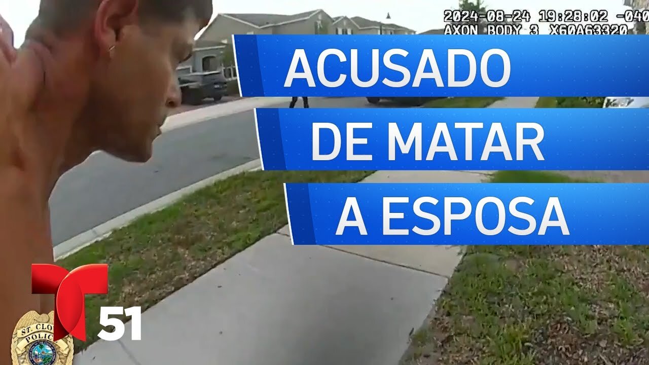 Acusado de matar a esposa con hijos en la casa