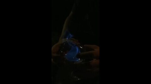 Blue flame!